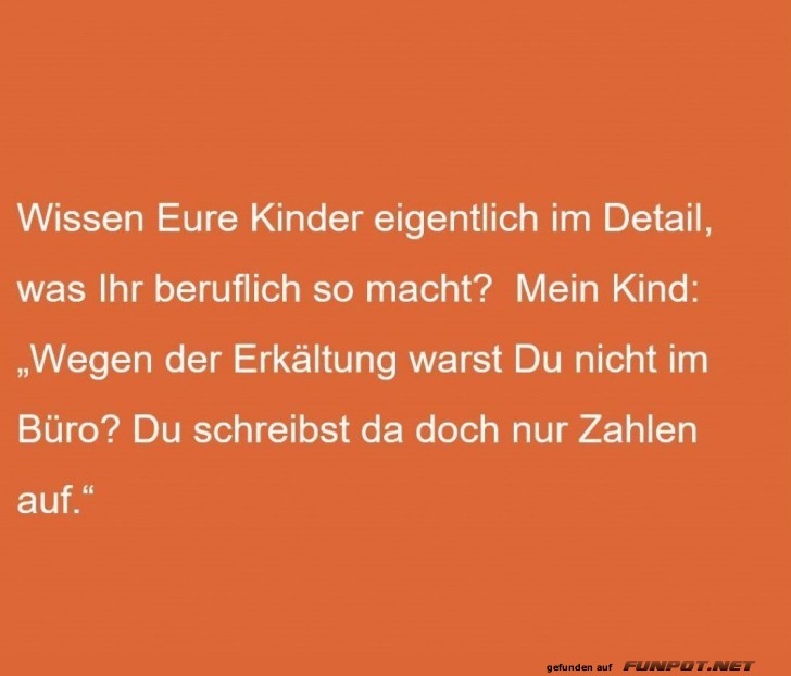 Berufserklärung aus Kindersicht Berufserklärung aus Kindersicht