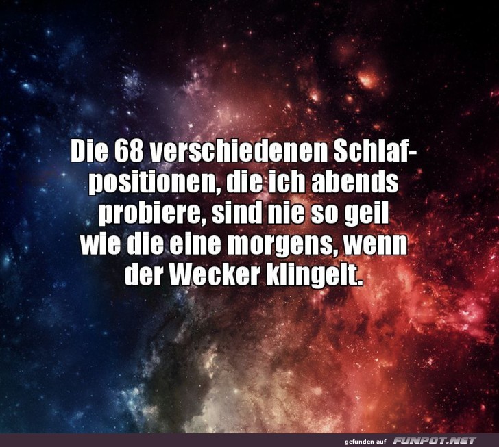 Schlafpositionen und Weckerkinder Schlafpositionen und Weckerkinder