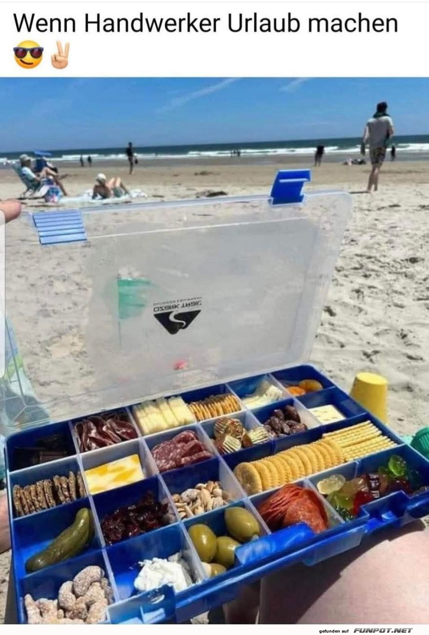 Urlaubsbox am Strand für Handwerker Urlaubsbox am Strand für Handwerker