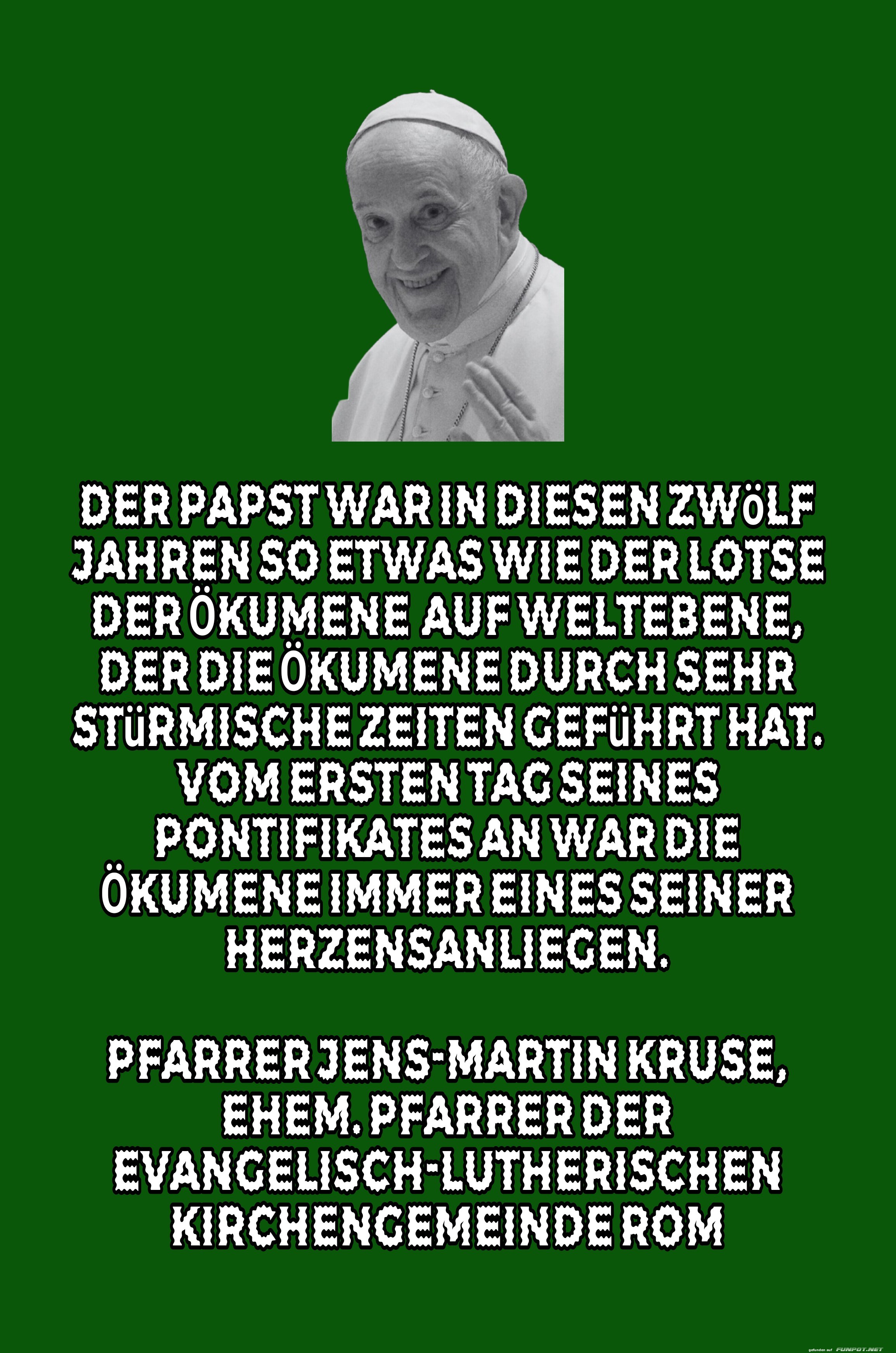 der papst war in diesen zwölf der papst war in diesen zwölf