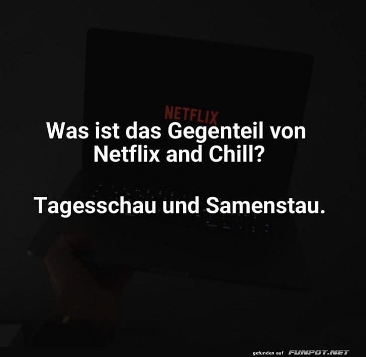 Humorvolle Gegenüberstellung von Netflix Humorvolle Gegenüberstellung von Netflix