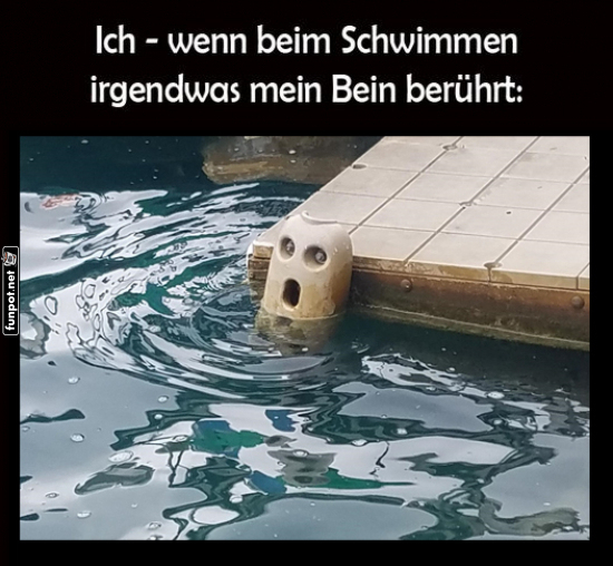 Lustige Reaktion auf unerwartete Berührung Lustige Reaktion auf unerwartete Berührung