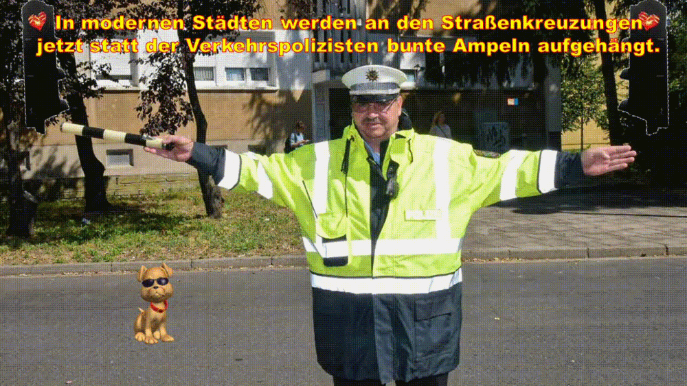 Bunte Ampeln