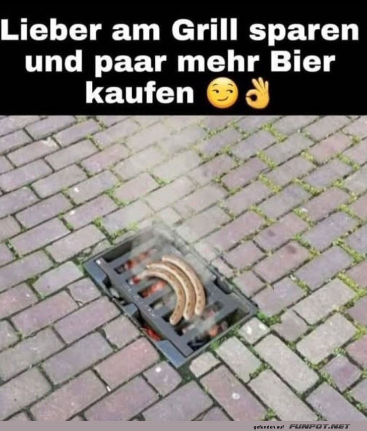 Kreativer Grill-Spar-Tipp Kreativer Grill-Spar-Tipp