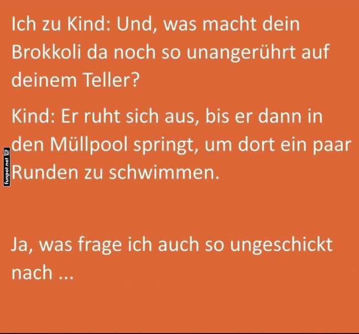 Kind und der unberührte Brokkoli Kind und der unberührte Brokkoli
