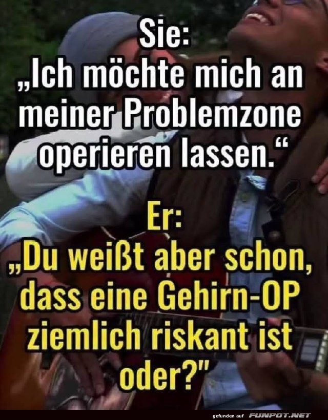 Humor über OP an Problemzonen Humor über OP an Problemzonen