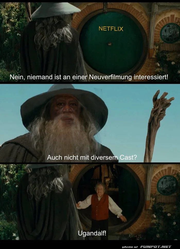 Gandalf und die Netflix-Neuverfilmung Gandalf und die Netflix-Neuverfilmung