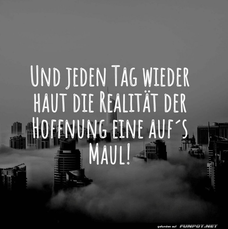 Realität trifft Hoffnung in der Großstadt Realität trifft Hoffnung in der Großstadt