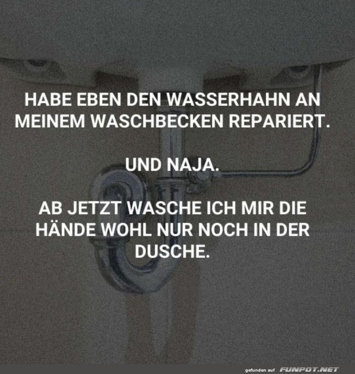 Selbstreparatur mit unerwartetem Ergebnis Selbstreparatur mit unerwartetem Ergebnis