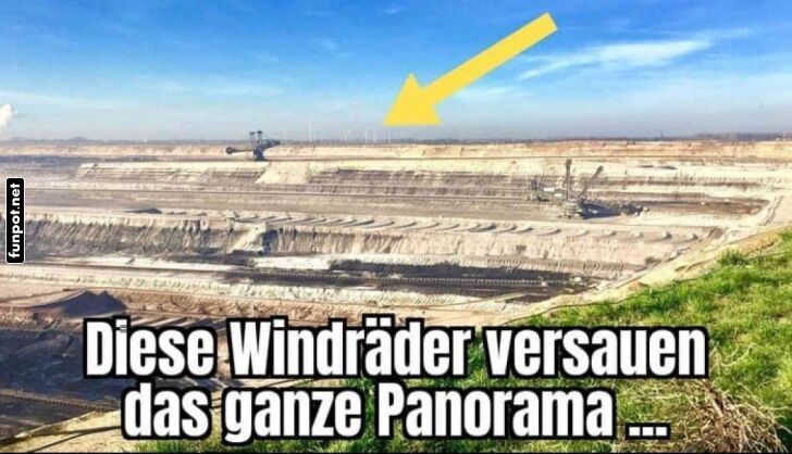 Ironie der Landschaftsveränderung Ironie der Landschaftsveränderung