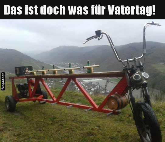 Das Perfekte Gefährt für den Vatertag Das Perfekte Gefährt für den Vatertag