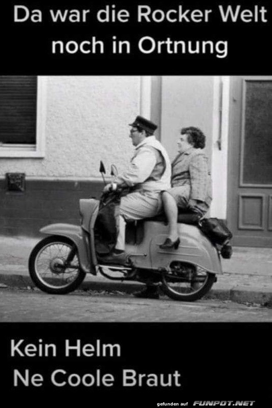 Retro-Rockerkultur auf dem Moped Retro-Rockerkultur auf dem Moped