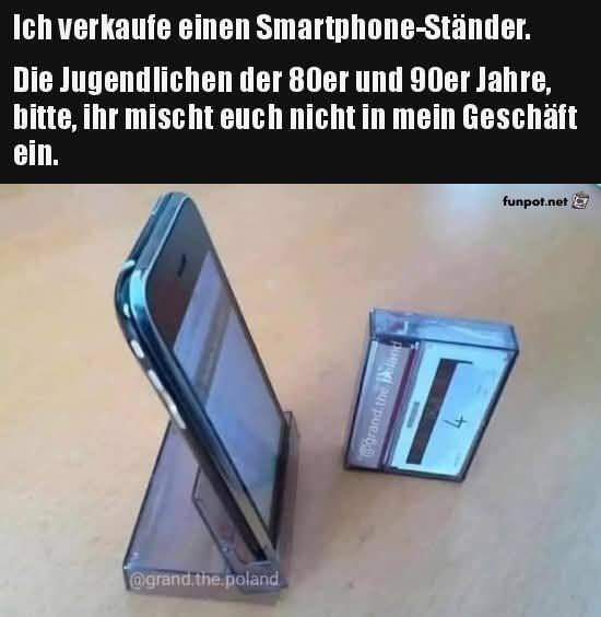 Retro Smartphone-Ständer Humor Retro Smartphone-Ständer Humor