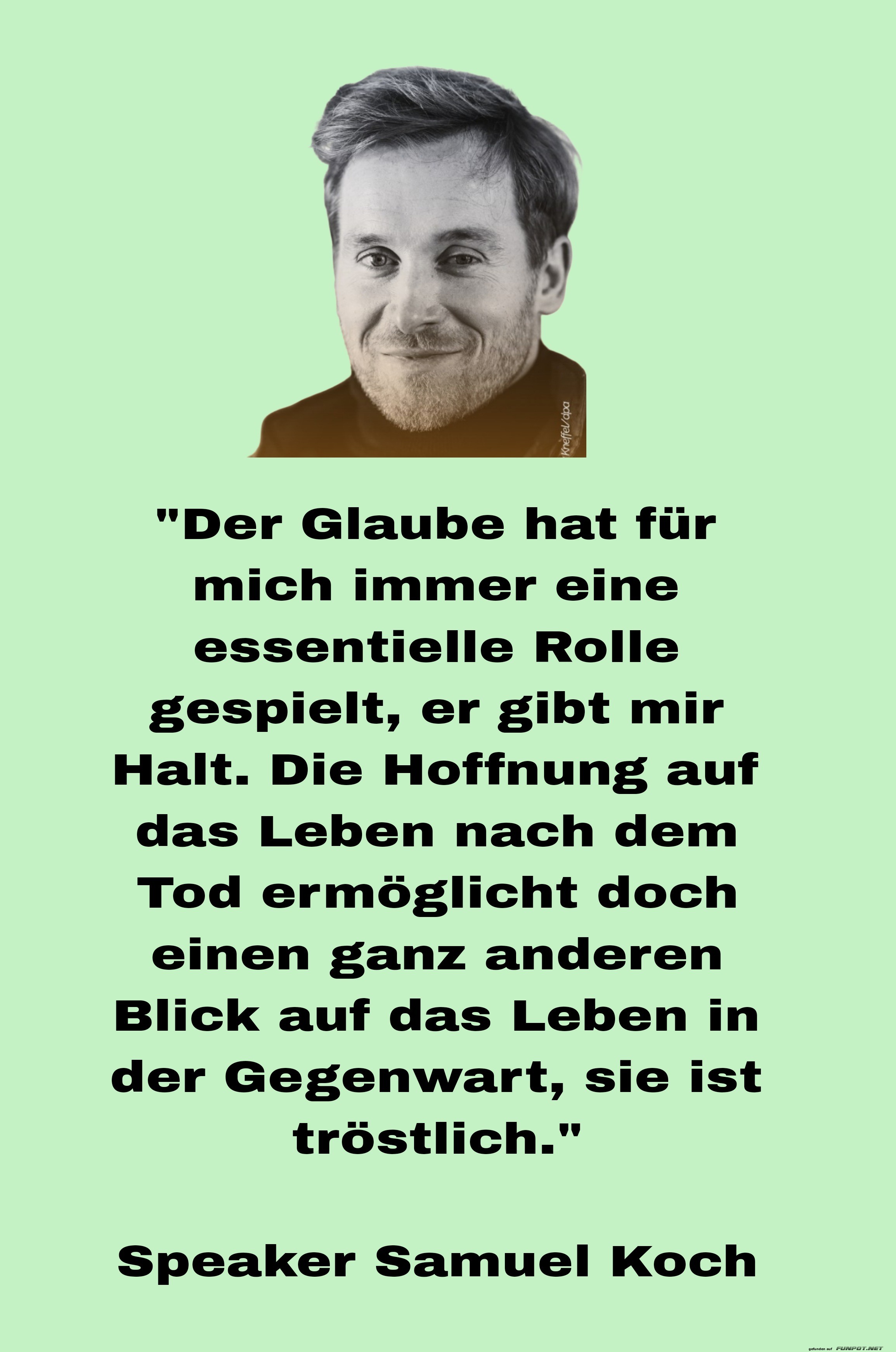 der glaube hat für mich der glaube hat für mich