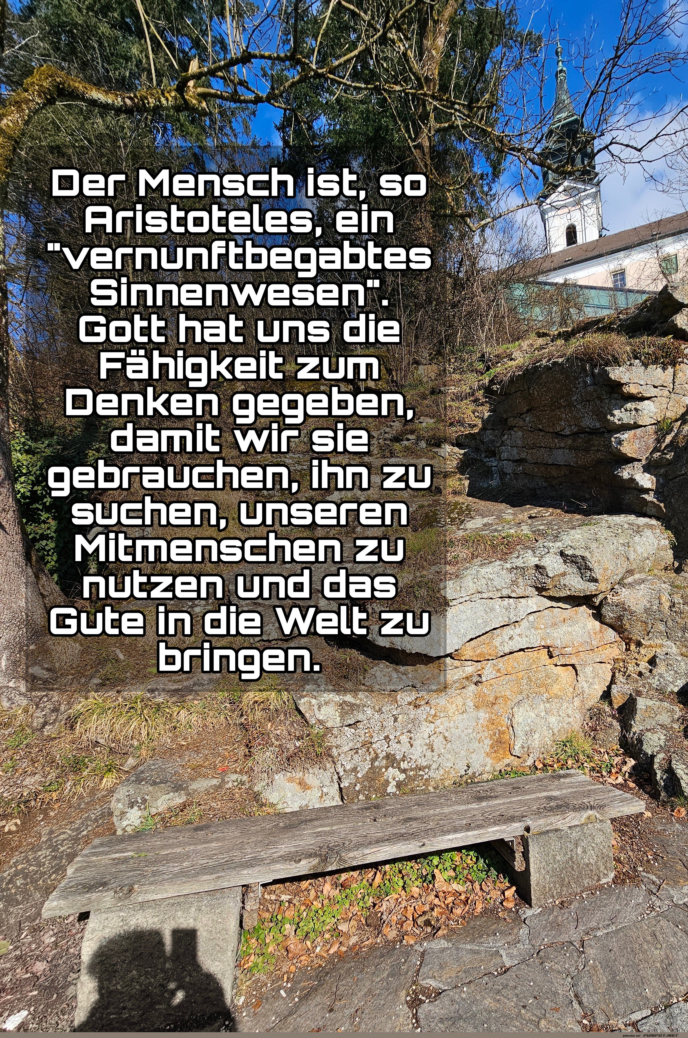 der mensch ist; SO ARISTOTELES der mensch ist; SO ARISTOTELES