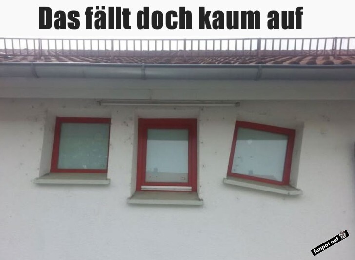 Schiefe Fenster Architekturhumor Schiefe Fenster Architekturhumor