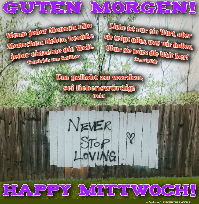 Motivierender Mittwochmorgen Gruß Motivierender Mittwochmorgen Gruß