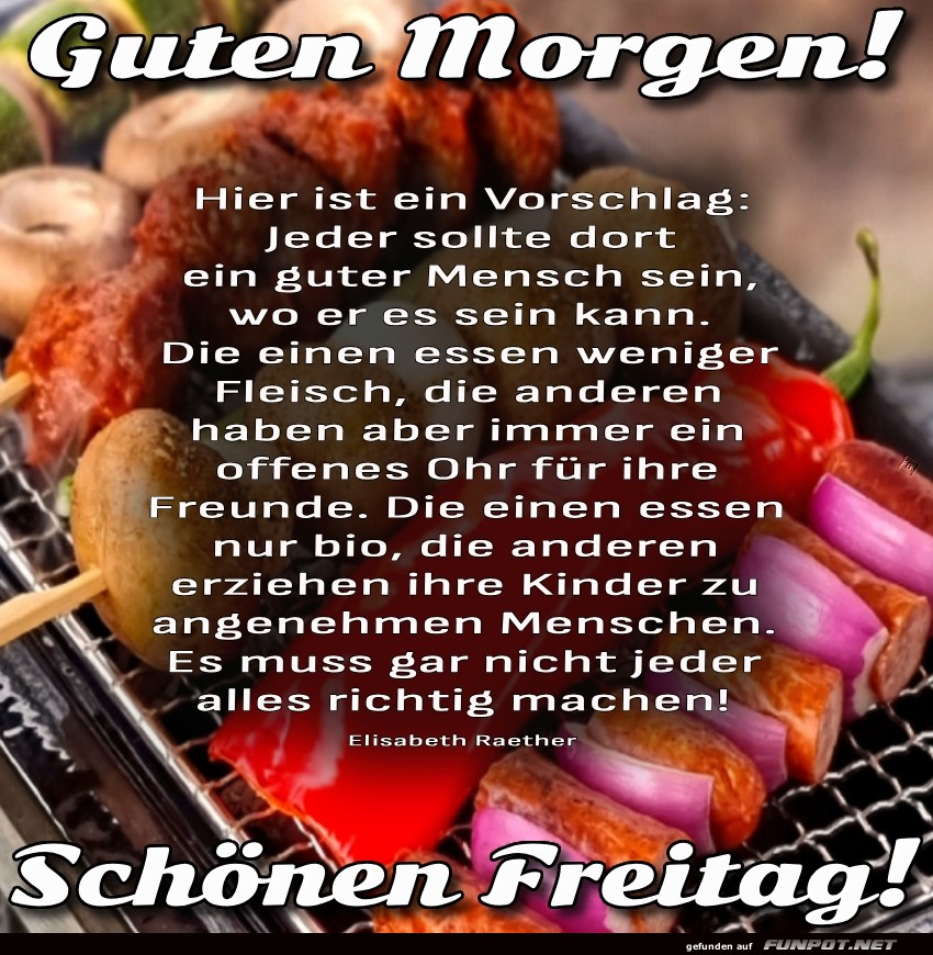 Guten Morgen mit Vorschlag für einen tollen Tag Guten Morgen mit Vorschlag für einen tollen Tag