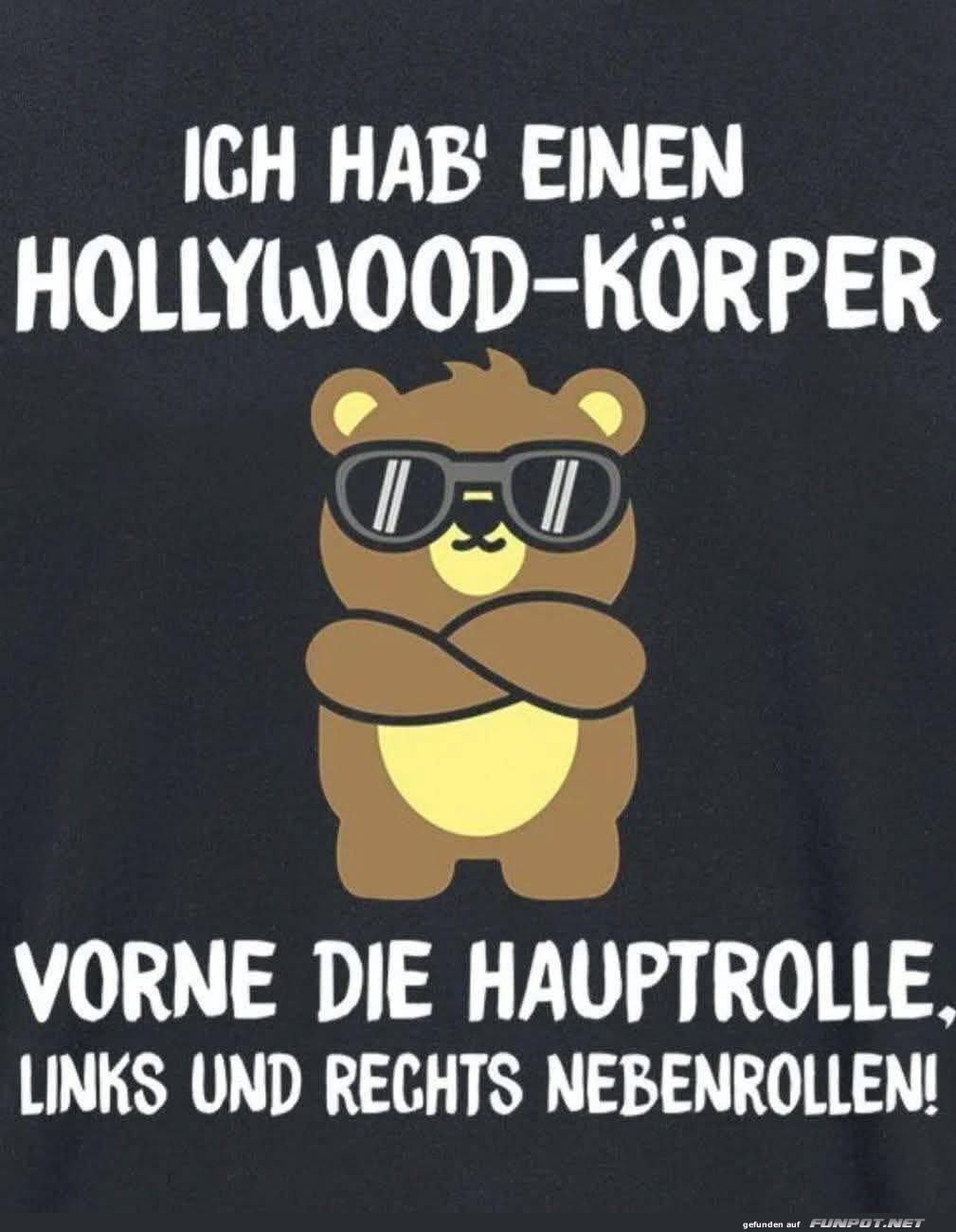 Lustiger Bär mit Hollywood-Körper Lustiger Bär mit Hollywood-Körper