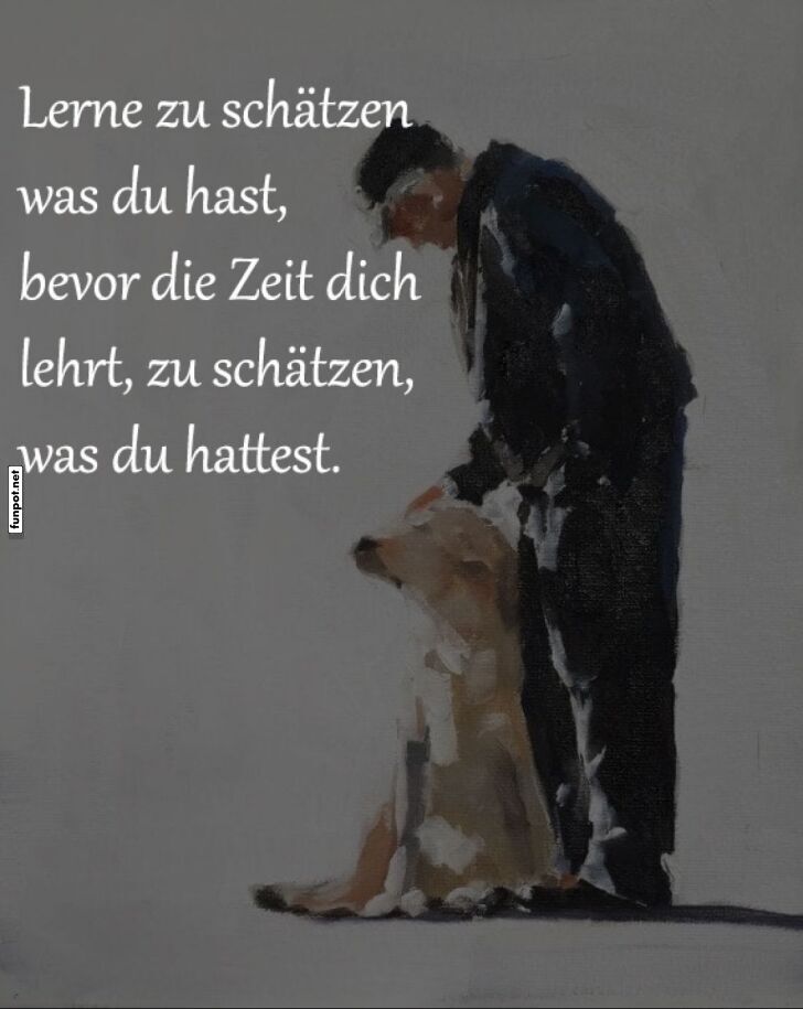 Wertschätzung und Vergänglichkeit Wertschätzung und Vergänglichkeit