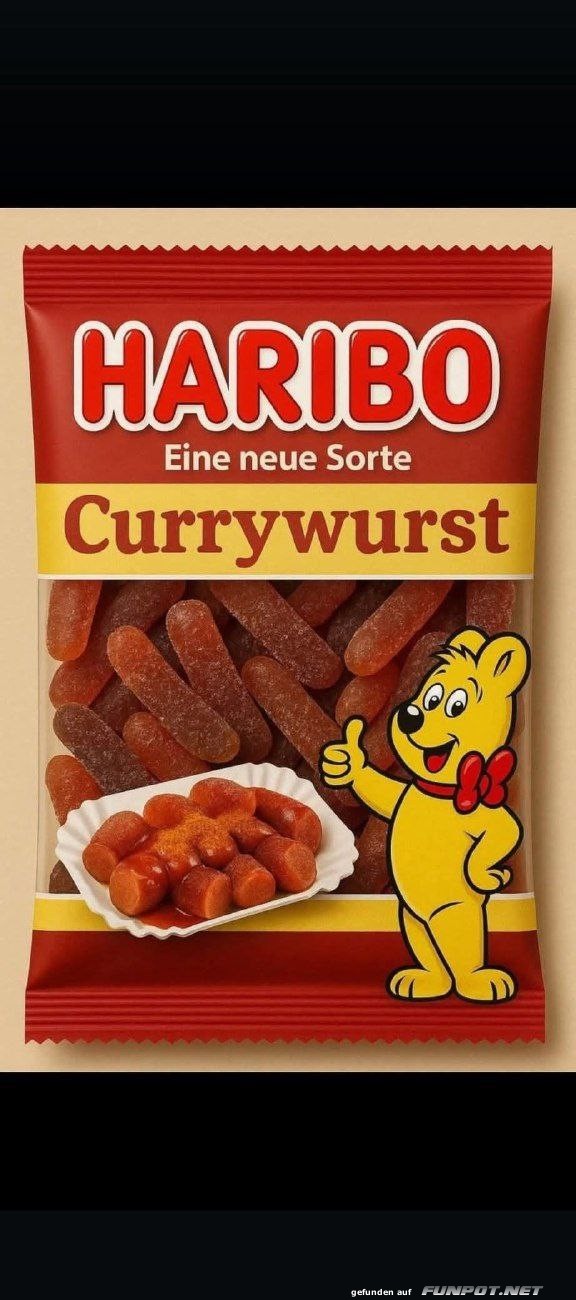 Haribo Currywurst Gummibärchen Haribo Currywurst Gummibärchen