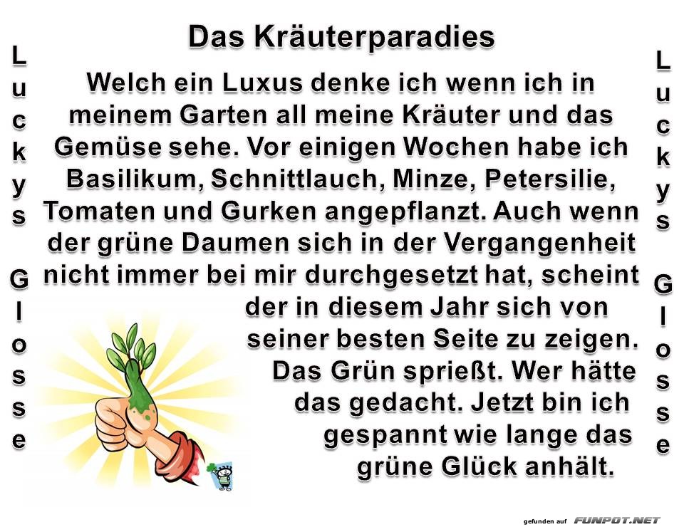 Das Kräuterparadies Das Kräuterparadies