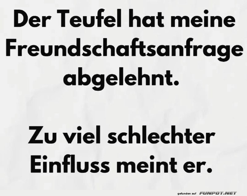 Der Teufel hat abgelehnt Der Teufel hat abgelehnt