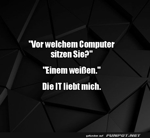Lustiger IT-Spruch über Computerfarben Lustiger IT-Spruch über Computerfarben