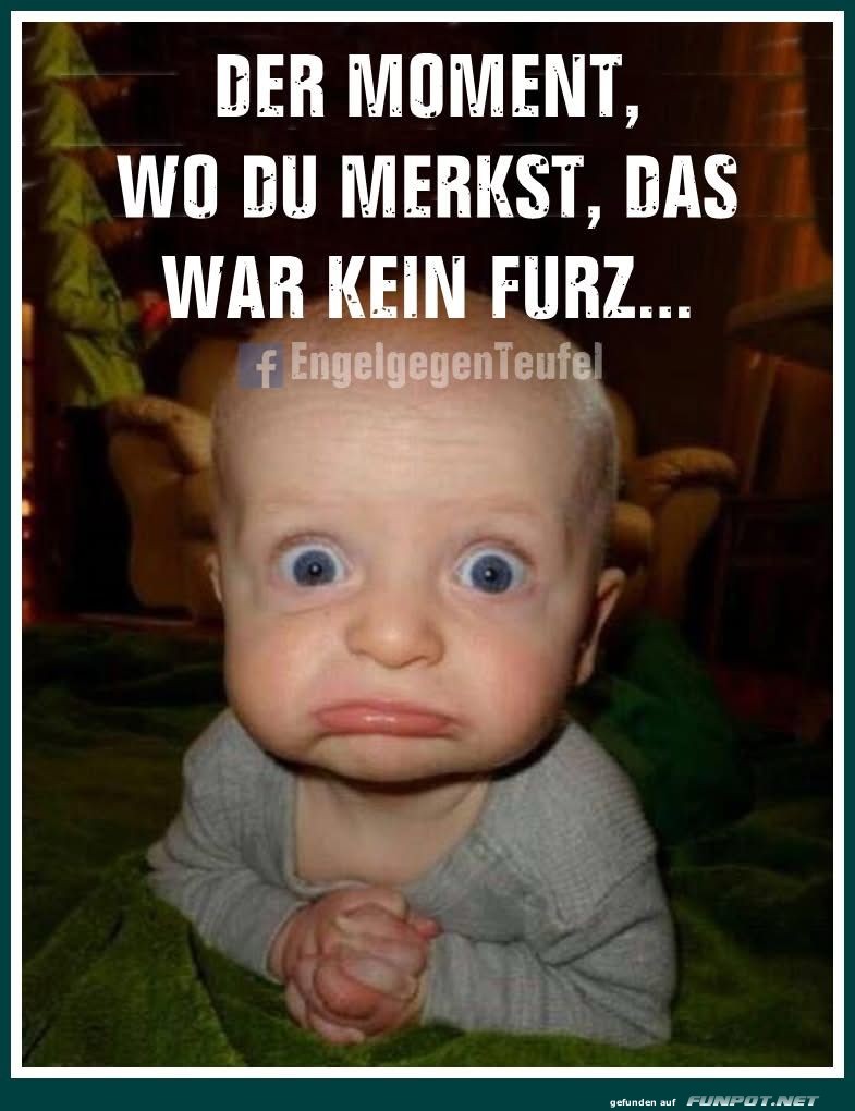 Lustiger Gesichtsausdruck eines Babys Lustiger Gesichtsausdruck eines Babys
