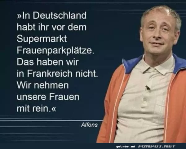 Alfons über Frauenparkplätze in Deutschland Alfons über Frauenparkplätze in Deutschland