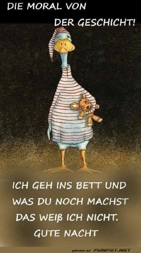 Lustige Gute-Nacht-Grüße Lustige Gute-Nacht-Grüße