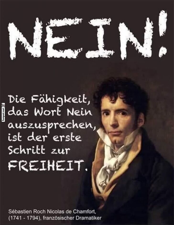 Zitat über die Kraft des Neinsagens Zitat über die Kraft des Neinsagens