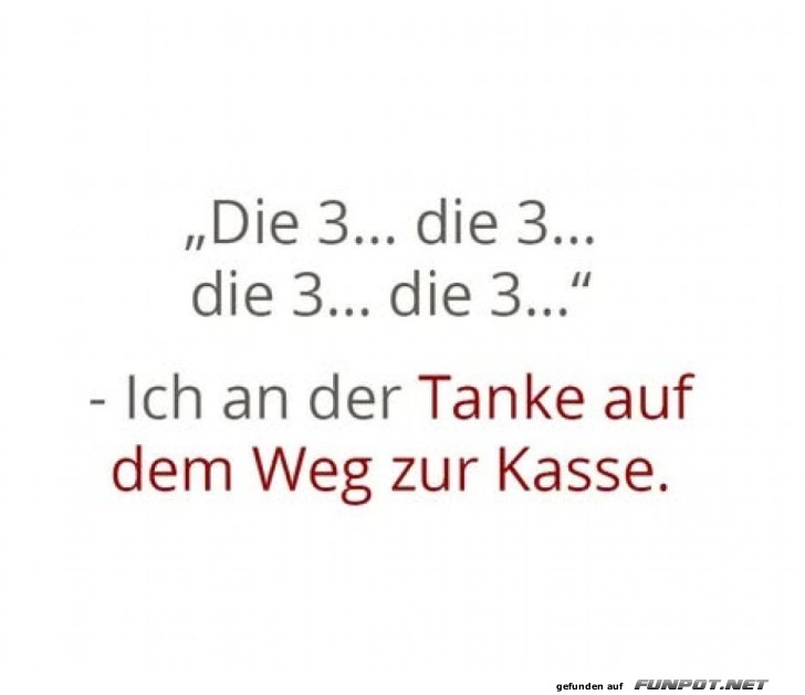 Alltagsmoment an der Tankstelle Alltagsmoment an der Tankstelle