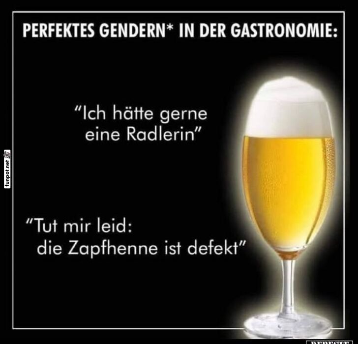 Perfektes Gendern in der Gastronomie Perfektes Gendern in der Gastronomie