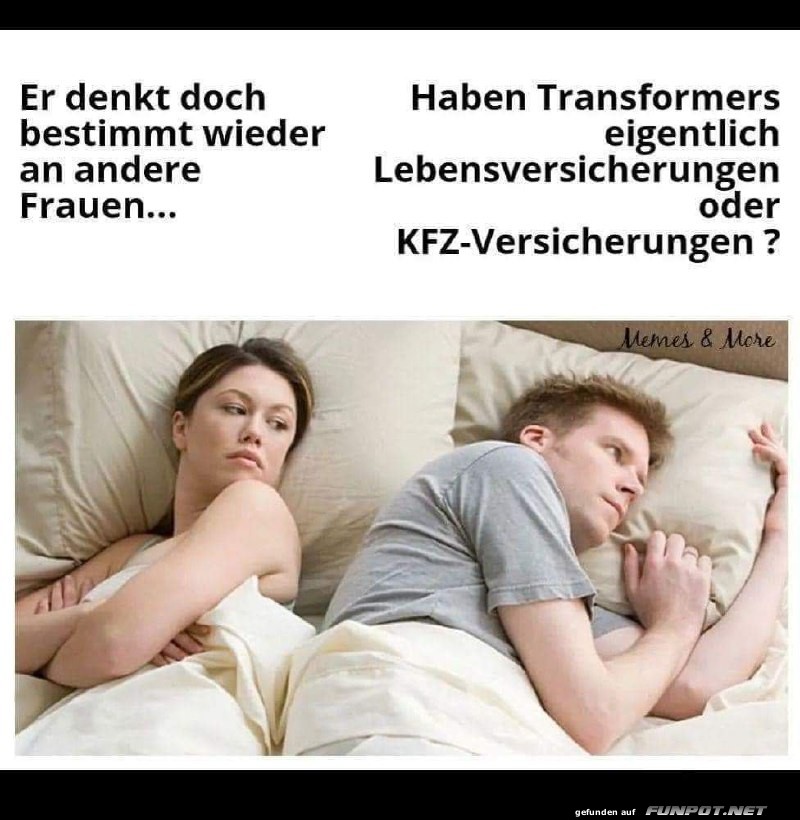 Nachdenklicher Dialog im Bett Nachdenklicher Dialog im Bett