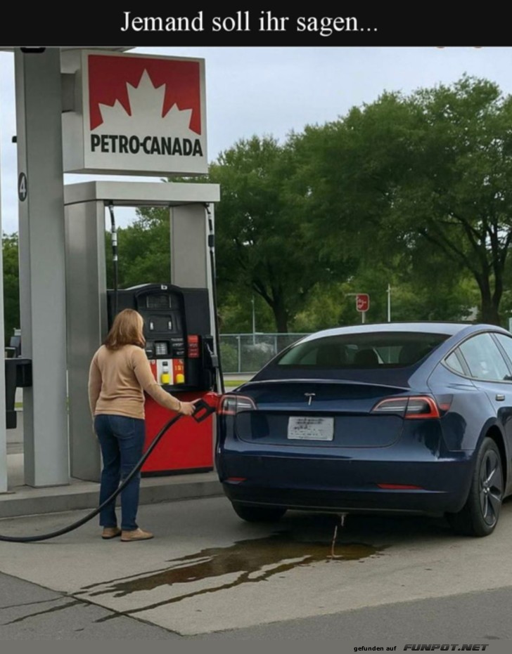 E-Tankstelle verwechselt E-Tankstelle verwechselt