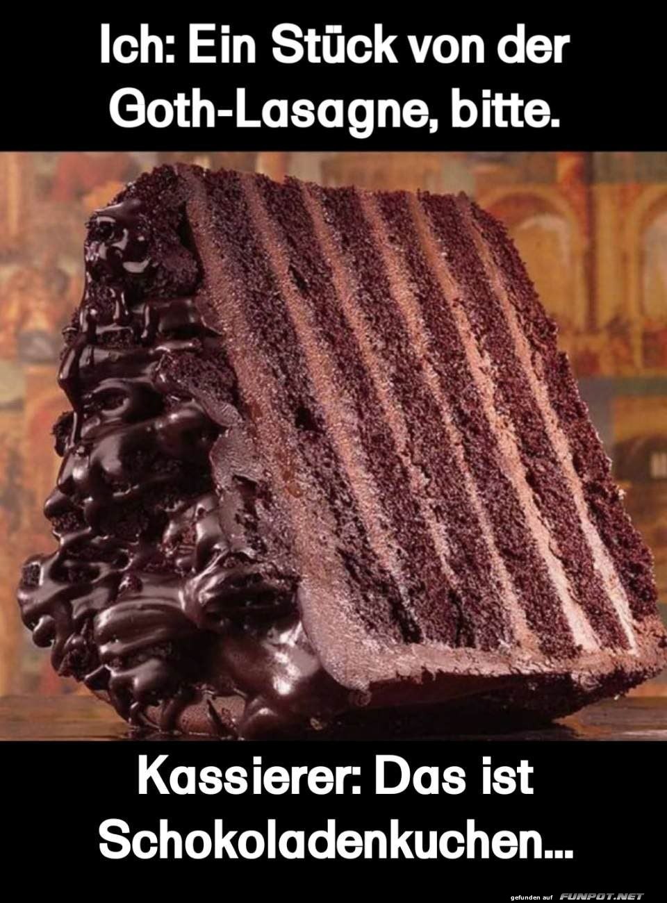 Humorvolles Missverständnis um Schokoladenkuchen Humorvolles Missverständnis um Schokoladenkuchen