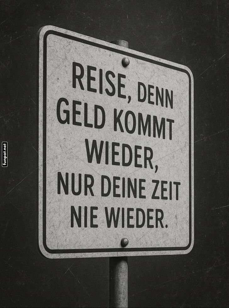 Inspirierendes Schild zum Reisen Inspirierendes Schild zum Reisen