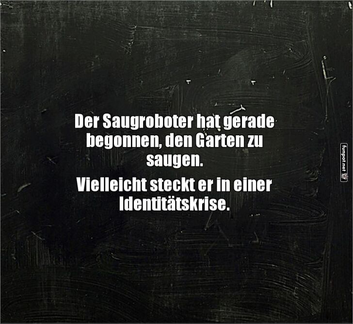 Saugroboter in Identitätskrise Saugroboter in Identitätskrise