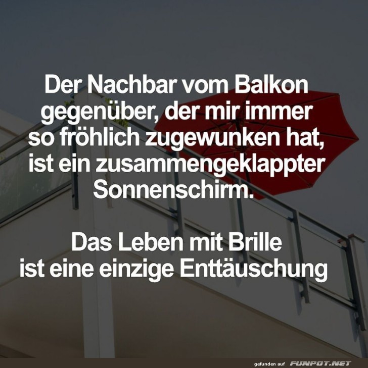 Witz über ein Missverständnis mit dem Nachbarn Witz über ein Missverständnis mit dem Nachbarn