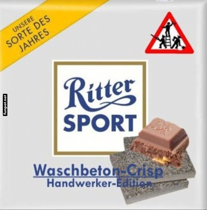 Ritter Sport Waschbeton-Crisp Edition Ritter Sport Waschbeton-Crisp Edition