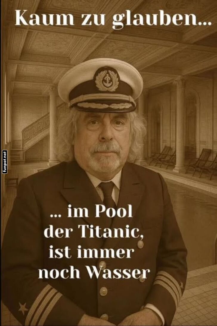 Wasser im Titanic-Pool bleibt Wasser im Titanic-Pool bleibt
