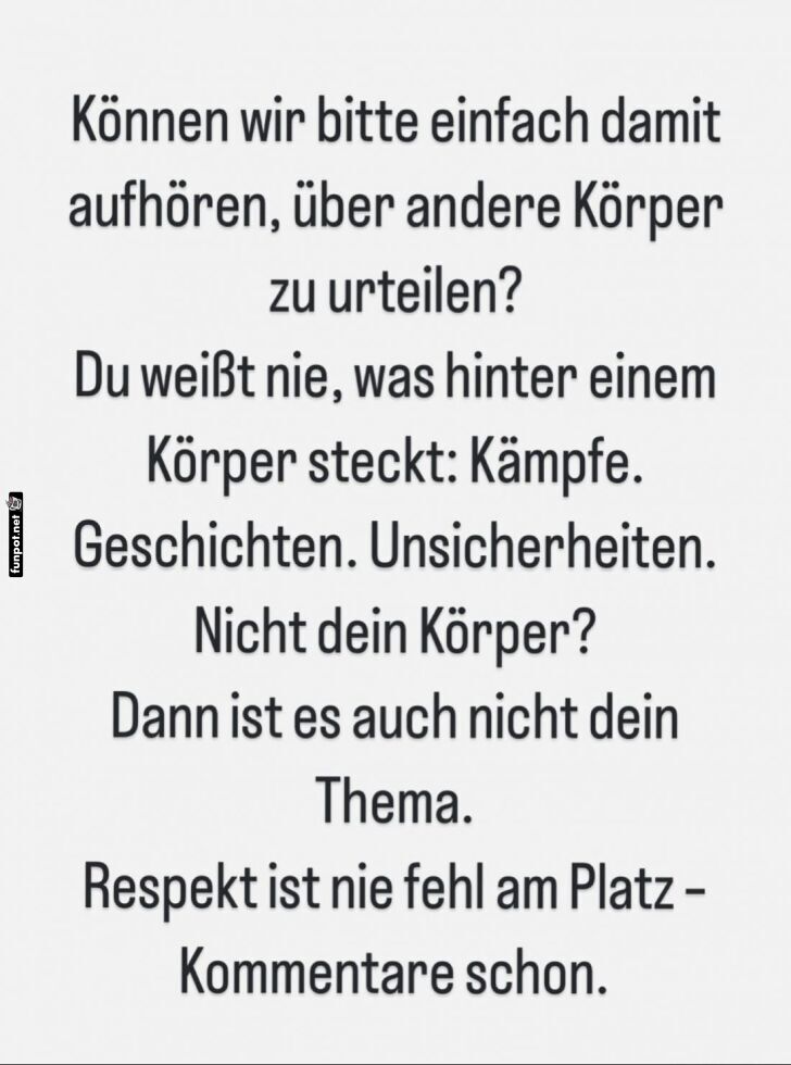 Aufhören, über andere Körper zu urteilen Aufhören, über andere Körper zu urteilen