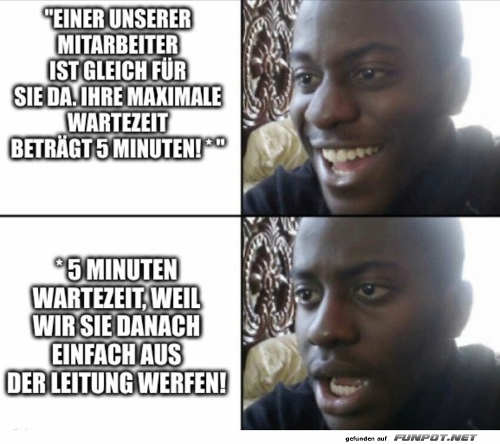 Lustiges Meme über Warteschlangen Lustiges Meme über Warteschlangen