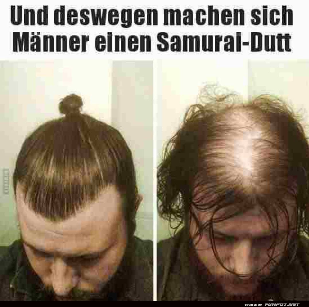 Samurai-Dutt als Haarretter Samurai-Dutt als Haarretter