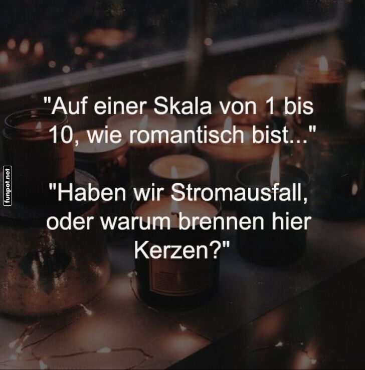 Romantischer Moment oder Stromausfall? Romantischer Moment oder Stromausfall?