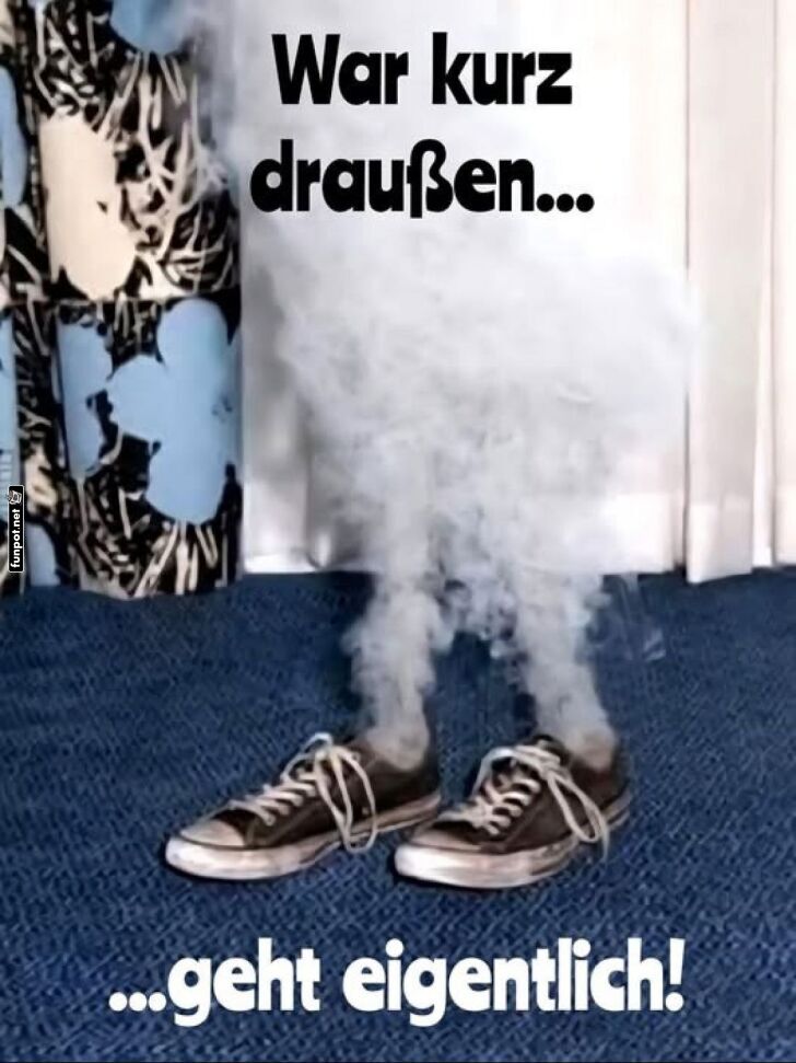 Schuherlebnis: War kurz draußen Schuherlebnis: War kurz draußen