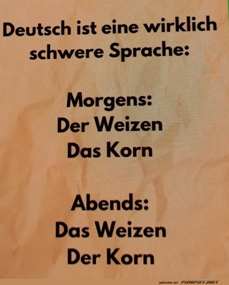 Deutsche Sprache.... Deutsche Sprache....