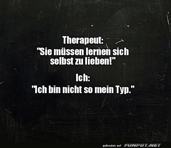 Lustiger Dialog über Selbstliebe Lustiger Dialog über Selbstliebe