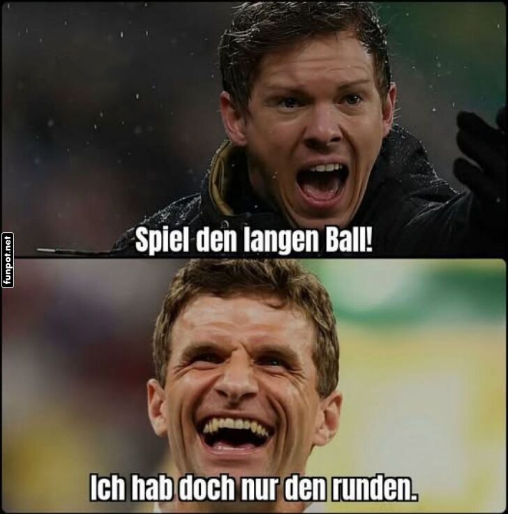 Lustiger Fußball-Moment im Comic-Stil Lustiger Fußball-Moment im Comic-Stil